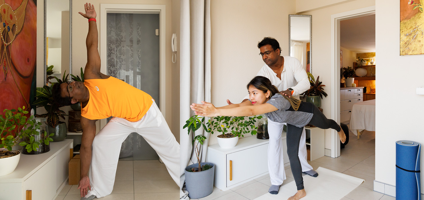 Bild: Individuelles Yogatraining für deine Bedürfnisse nach deinem Tempo